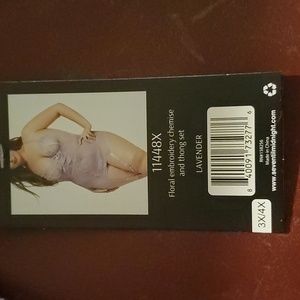 Seven Til Midnight Plus Size Chemise and Thong Set